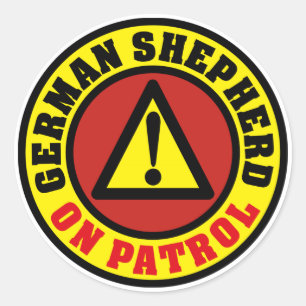 etiqueta do german shepherd