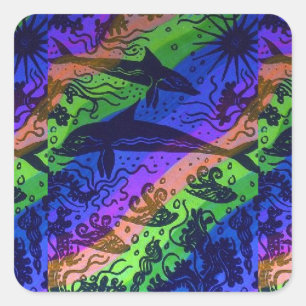 Etiqueta do golfinho