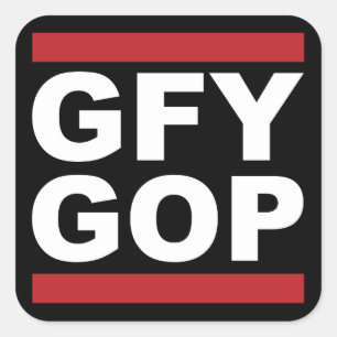 Etiqueta do GOP de GFY