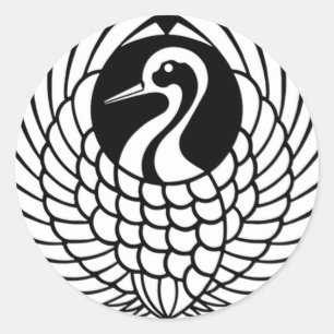 Etiqueta do guindaste de Tsuru