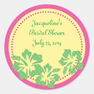 Etiqueta do Hawaiian do hibiscus