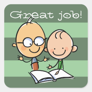 Etiqueta do incentivo do trabalho do tutor do