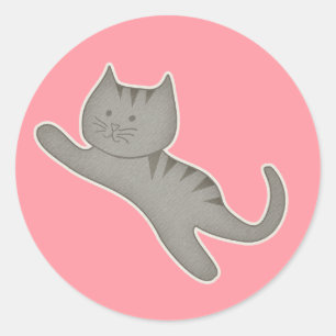 Etiqueta do Kat do gatinho