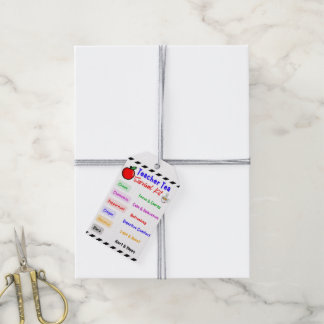 Etiqueta do kit de sobrevivência do professor