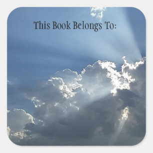 Etiqueta do livro da aurora (quadrado)