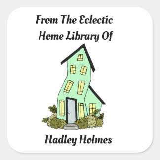 Etiqueta do Livro da Biblioteca do Quirky Home