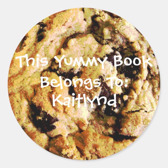 Etiqueta do Livro de Cookies Chip Chocolate (Frente)