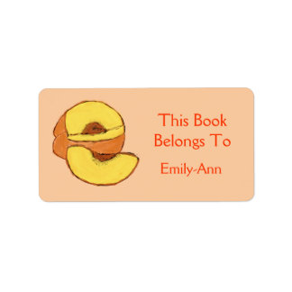 Etiqueta do Livro de Pêssegos