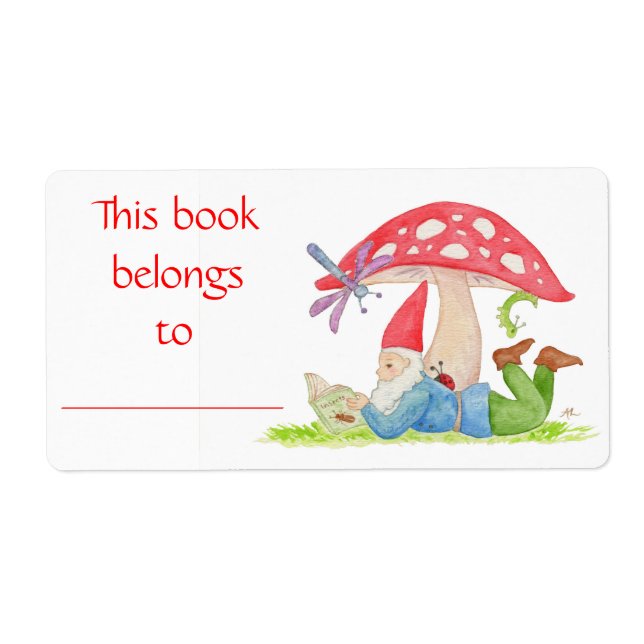 etiqueta do livro Gnome do inseto (Frente)