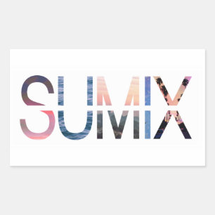 Etiqueta do logotipo de Sumix