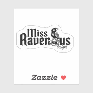 Etiqueta do logotipo Miss Ravenous Designs