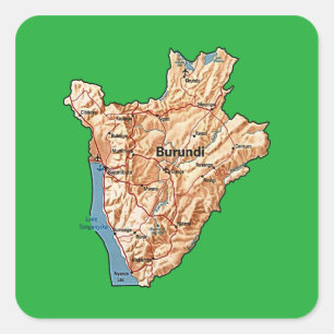 Etiqueta do mapa de Burundi