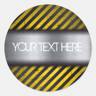 Etiqueta do metal do Grunge