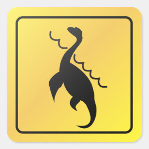 Etiqueta do monstro de Loch Ness