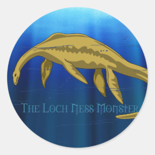 Etiqueta do monstro de Loch Ness