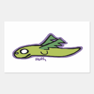 Etiqueta do monstro do vôo