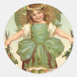 Etiqueta do natal vintage