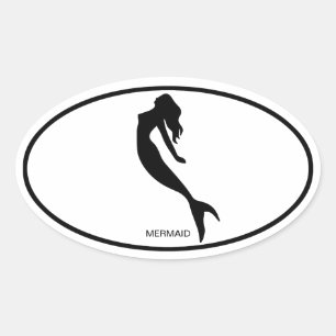 Etiqueta do Oval da sereia