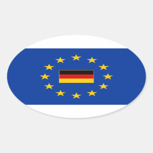 Etiqueta do Oval de Alemanha da União Europeia