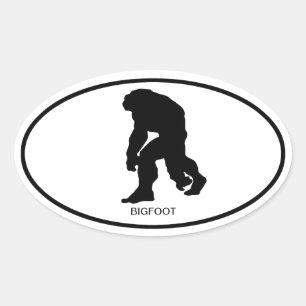 Etiqueta do Oval de Bigfoot