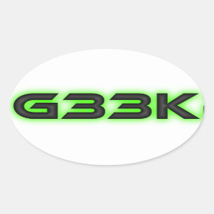 Etiqueta do Oval de G33k
