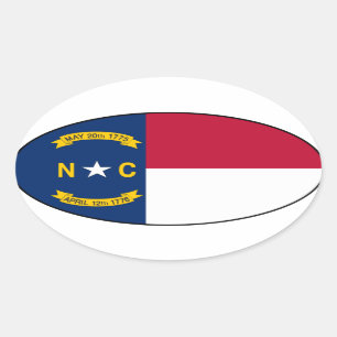 Etiqueta do Oval de North Carolina