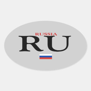 Etiqueta do Oval de Russia*