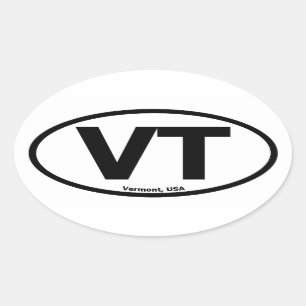 Etiqueta do Oval de Vermont
