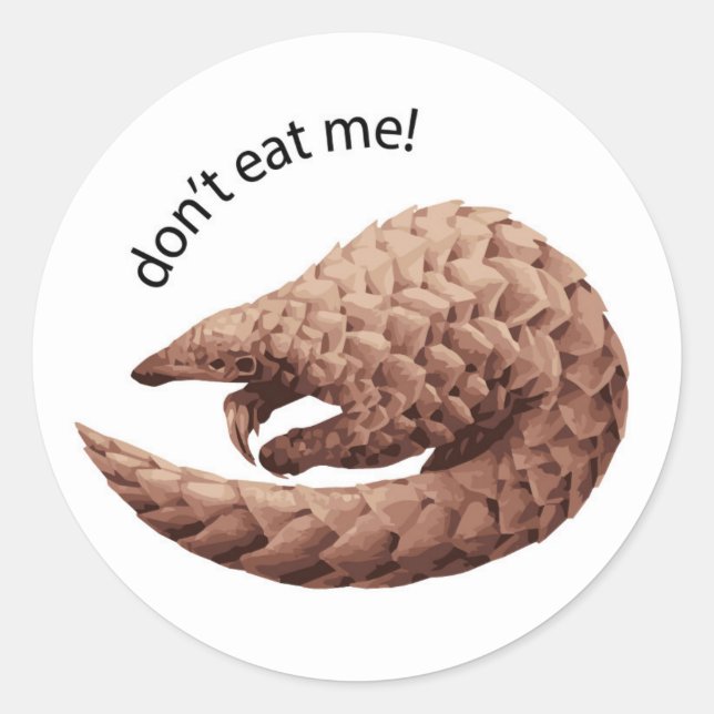 Etiqueta do Pangolin (Frente)