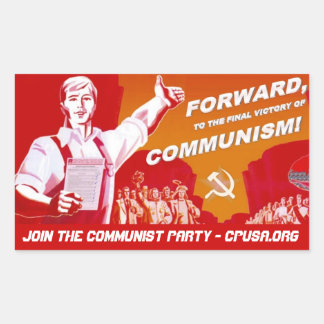 Etiqueta do partido comunista