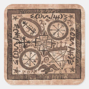 Etiqueta do pergaminho da família de Smith