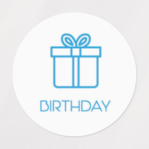 Etiqueta do planejador/organizador do aniversário