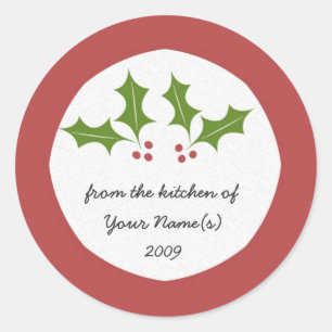 Etiqueta do presente da cozinha