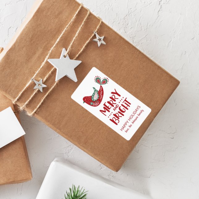 Etiqueta do presente de Natal (Criador carregado)