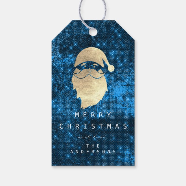 Etiqueta do presente de Natal para o Dourado Neve  (Frente)