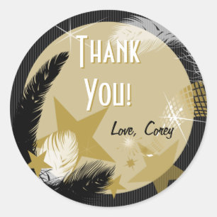 Etiqueta do presente do encanto de Hollywood