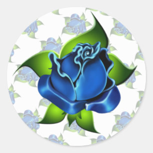 Etiqueta do presente do rosa do azul