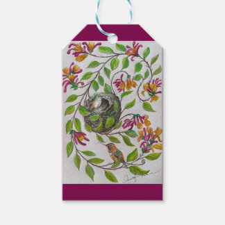 Etiqueta do presente para a casa do Hummingbird