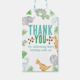 Etiqueta do presente para festa de aniversário do