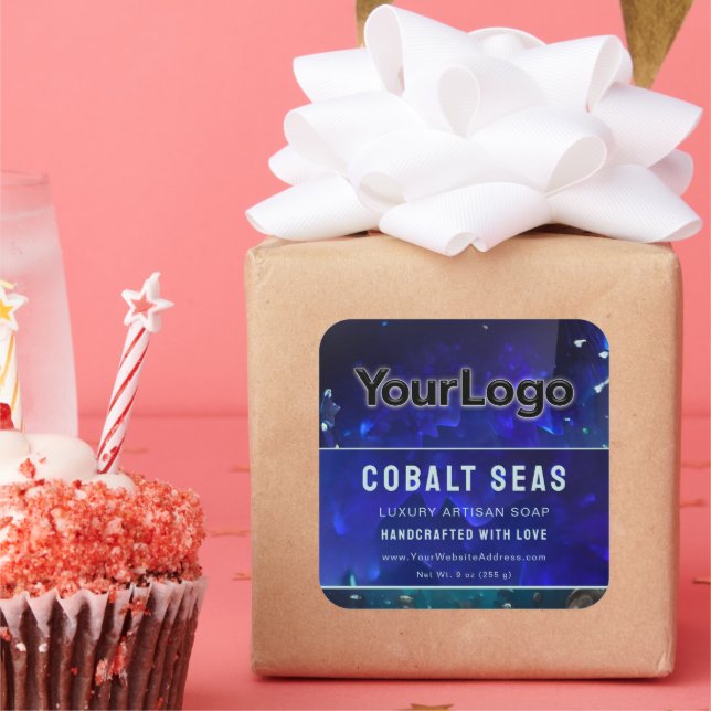 Etiqueta do produto Artisan Soap e artesanal (Festa)