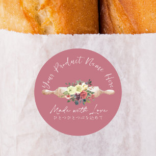 Etiqueta do produto Chef de pastelaria Rolamento d