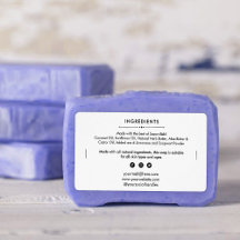 Etiqueta do produto Lista de componentes do Bar de