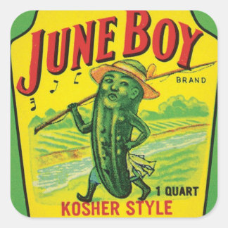 Etiqueta do produto Vintage Pickles Comida