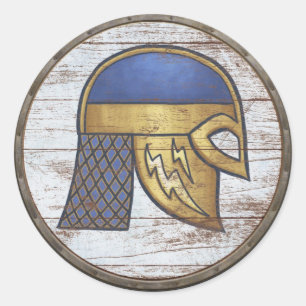 Etiqueta do protetor de Viking - leme