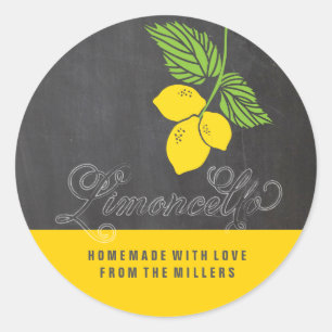 Etiqueta do quadro do falso de Limoncello