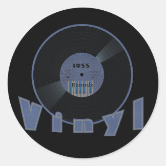 Etiqueta do registro 1955 do VINIL 33 RPM