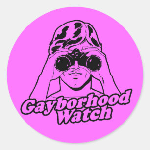 Etiqueta do relógio de Gayborhood