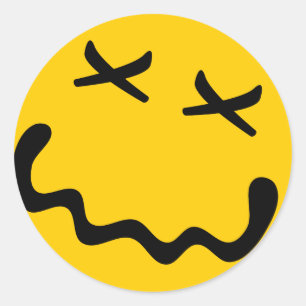 Etiqueta do sorriso de N2O, lustrosa