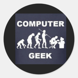 Etiqueta do Tag do geek do computador