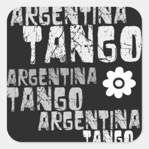 Etiqueta do tango de Argentina